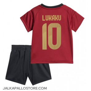 Belgia Romelu Lukaku #10 Kotipaita Lapsille EM-Kisat 2024 Lyhythihainen (+ shortsit)